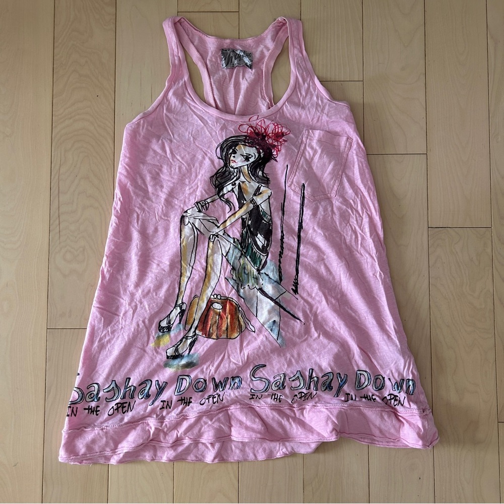 Vintage Zara Pink Racerback Tanktop
